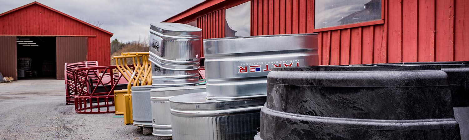 Walker's Farm water barrels