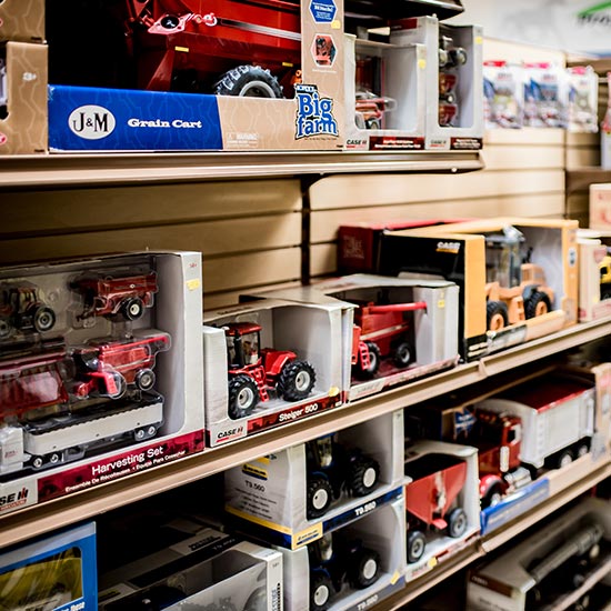 Walker's Farm toy tractors and trucks